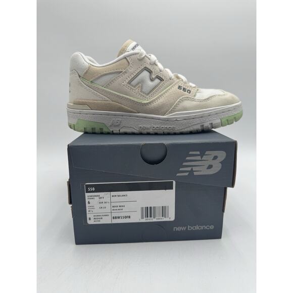 New Balance 550 Women's USED Casual Shoe Beige US Size 6 Medium (BBW550FB) - Picture 11 of 11